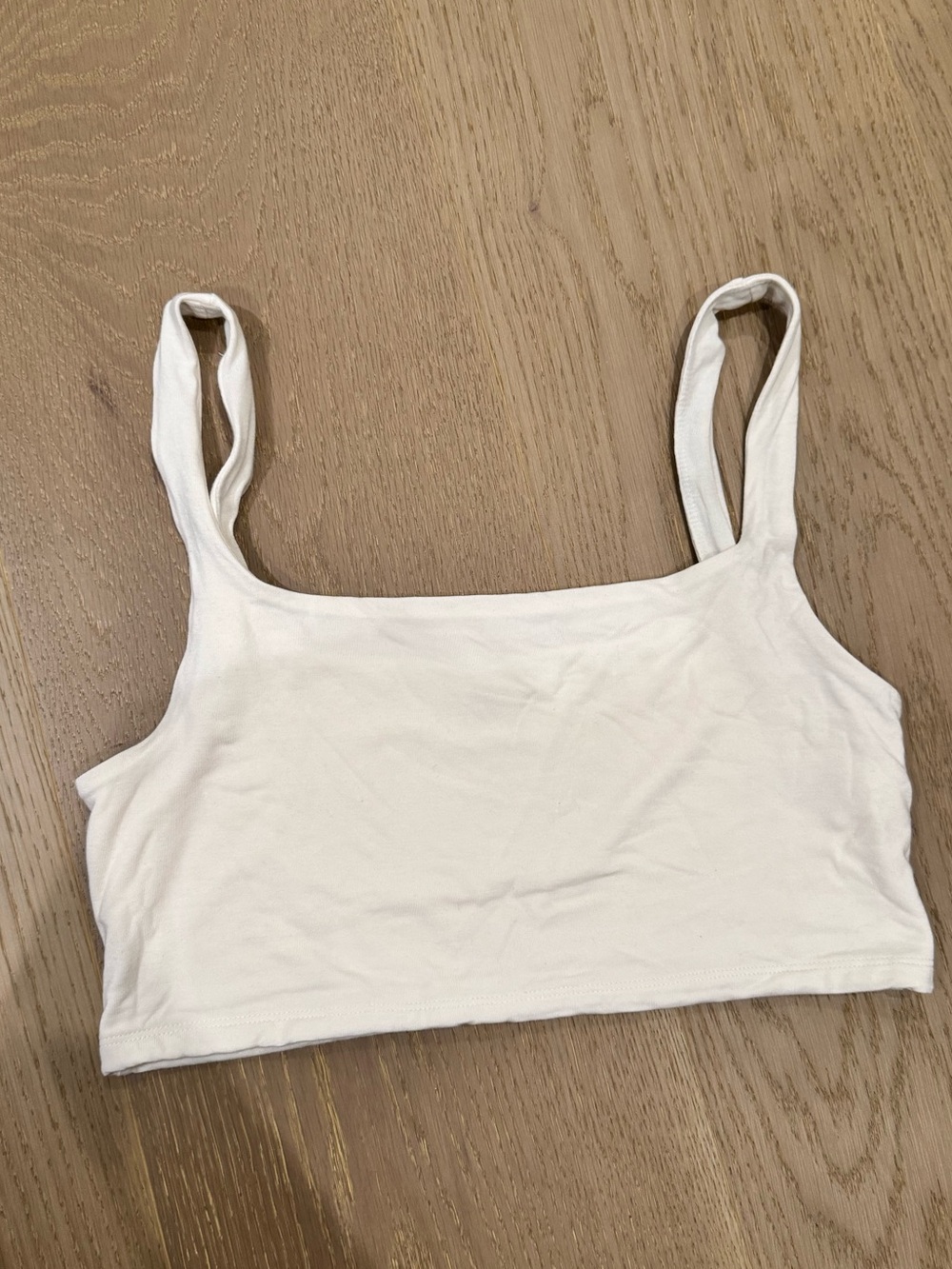 Wilfred Cream Crop Tank Top